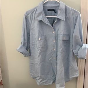 Denim Button Down 2x